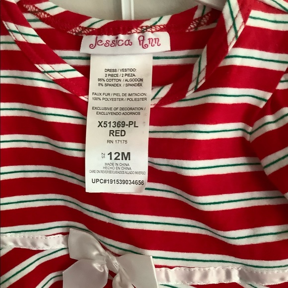NWT Jessica Ann 12 mo Holiday 2 piece outfit - Picture 2 of 3